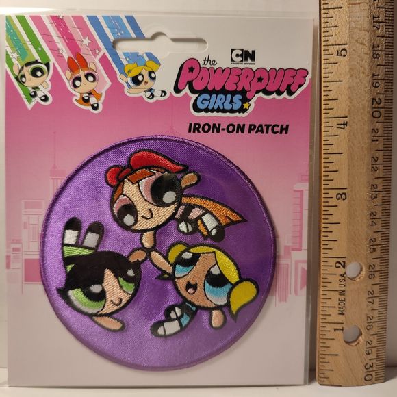 Powerpuff Girls Iron On Patch Official Cartoon Collectible Clothing Accessory - Picture 2 of 2